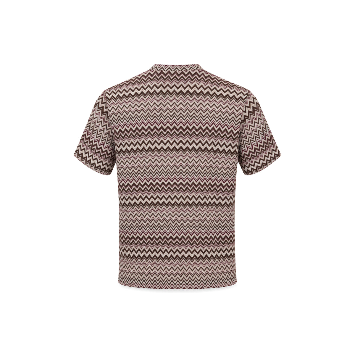 OBA Aura Wave Oversized Tee Burgundy Mocha