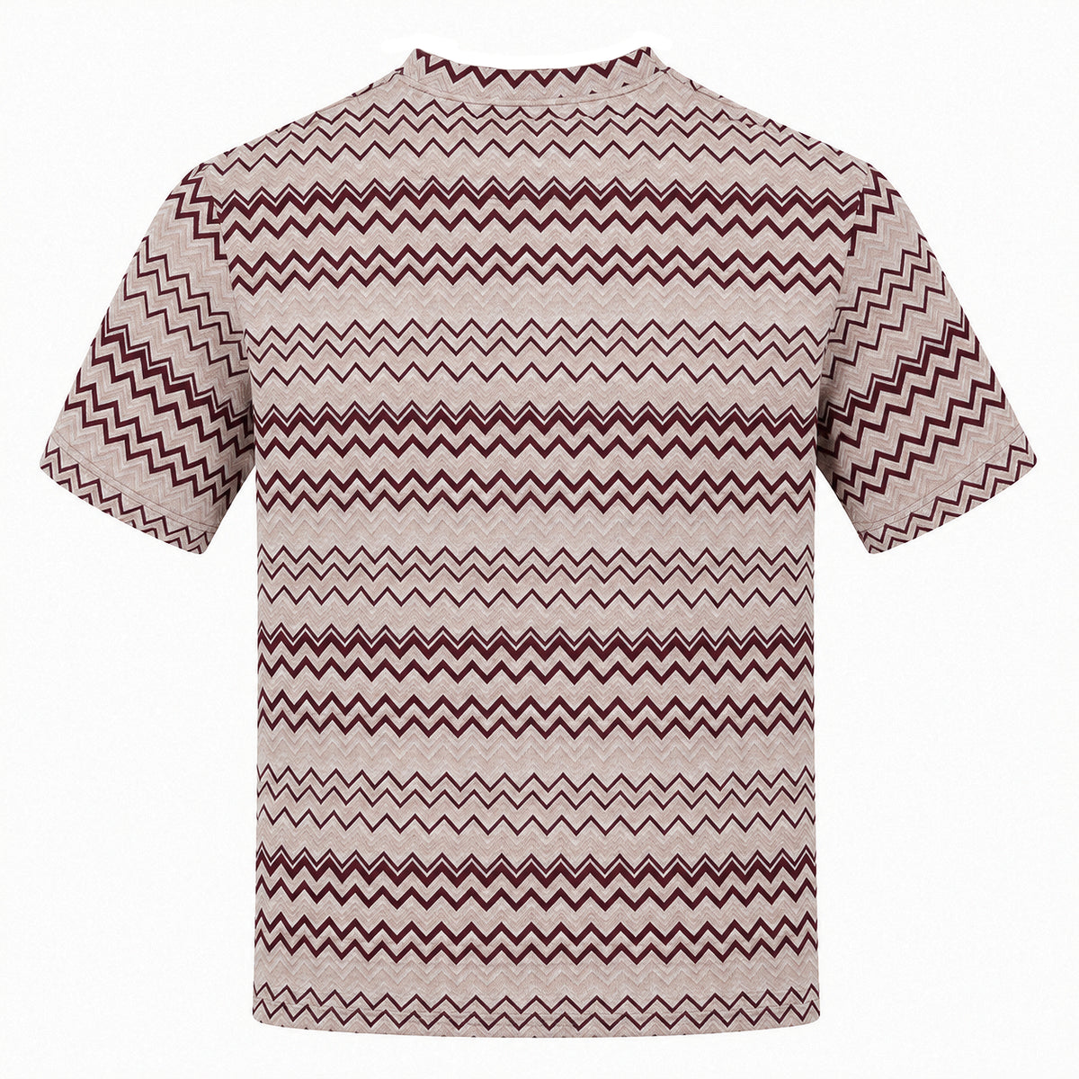 OBA Aura Wave Oversized Tee Burgundy Sand