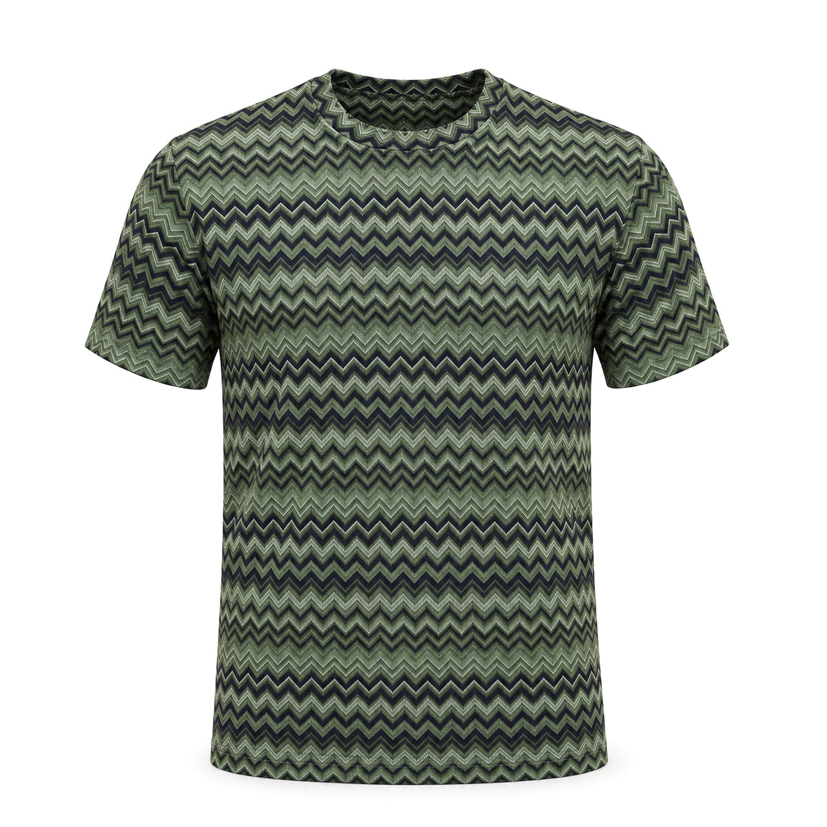 OBA Aura Wave Oversized Tee Ivory Olive