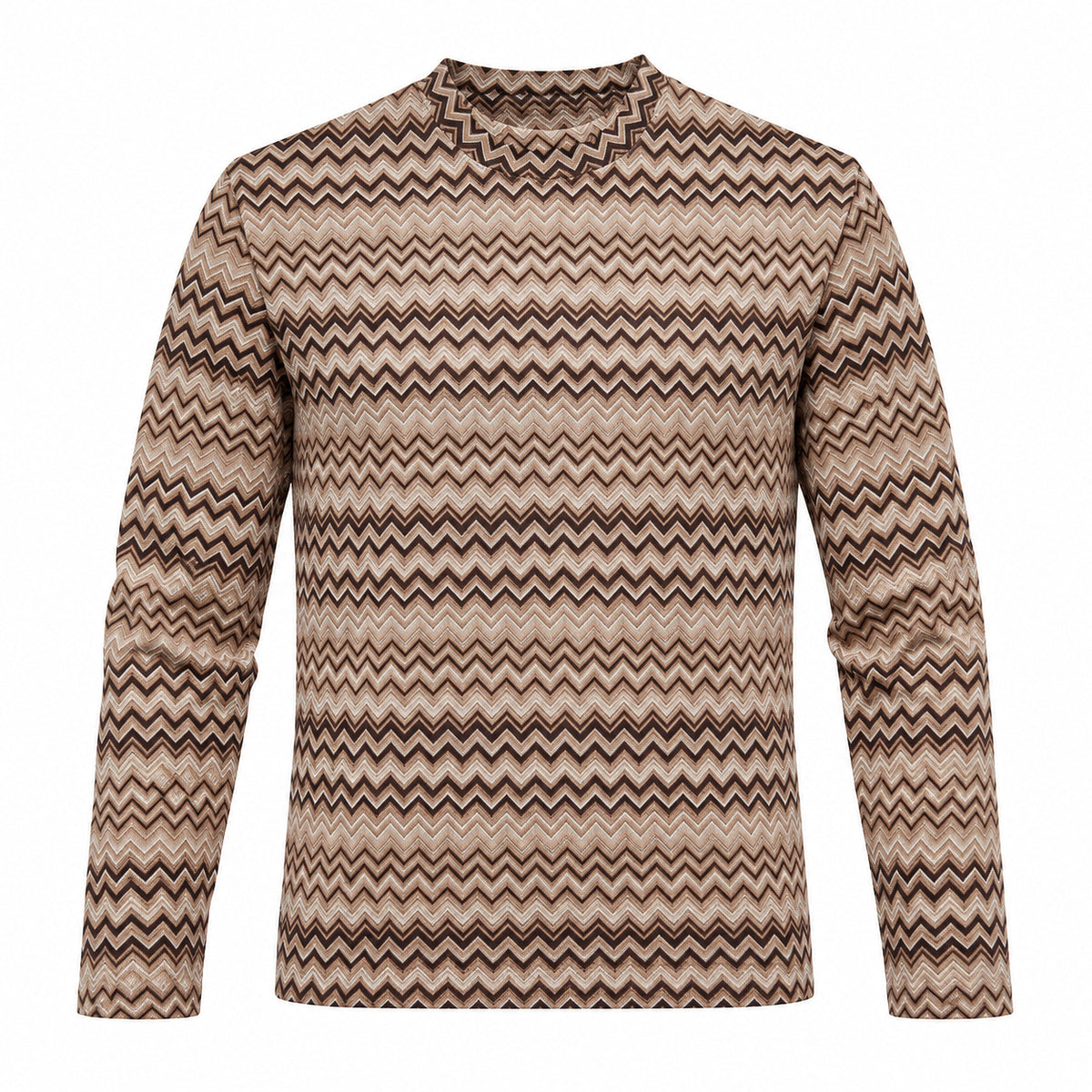 OBA Aura Wave Oversized Tee Long sleeves Desert Mocha