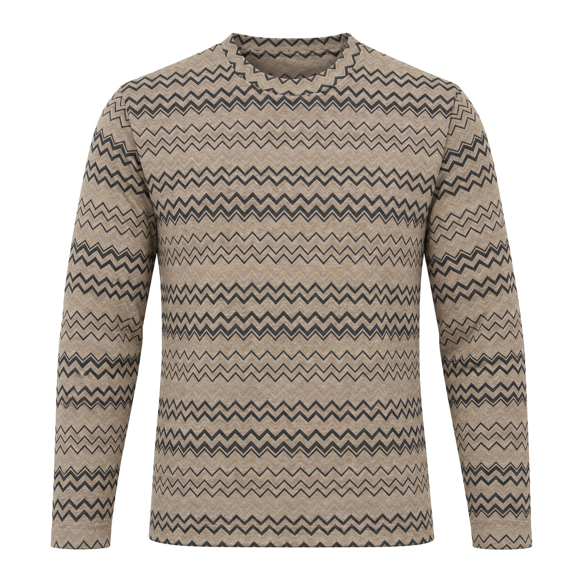 OBA Aura Wave Oversized Tee Long sleeves Desert Noir