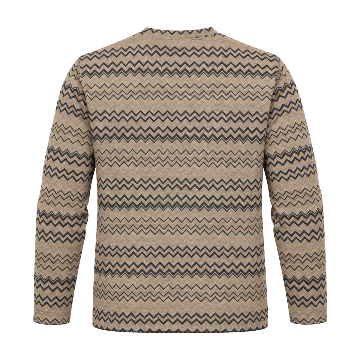 OBA Aura Wave Oversized Tee Long sleeves Desert Noir