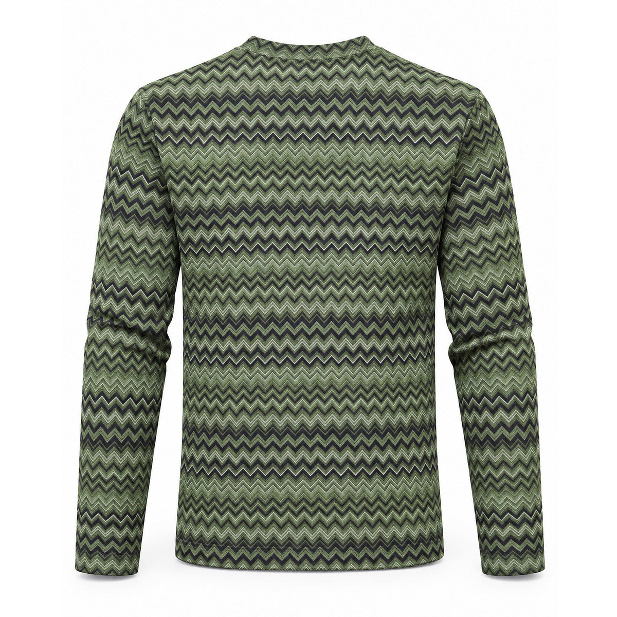 OBA Aura Wave Oversized Tee Long sleeves Ivory Olive