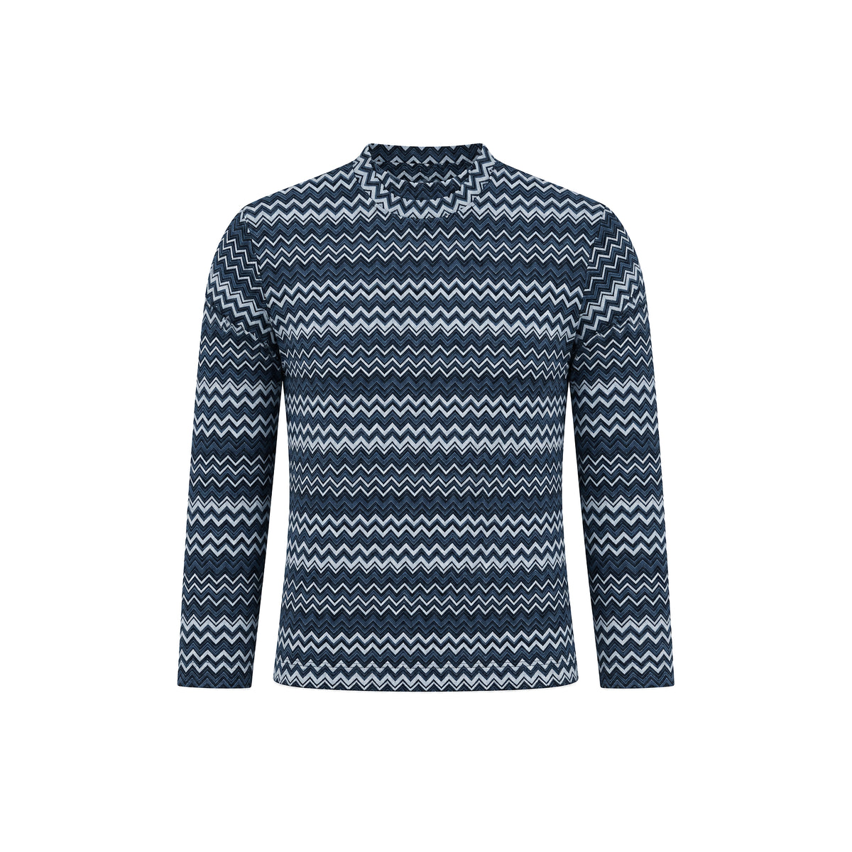 OBA Aura Wave Oversized Tee Long sleeves Midnight Ocean