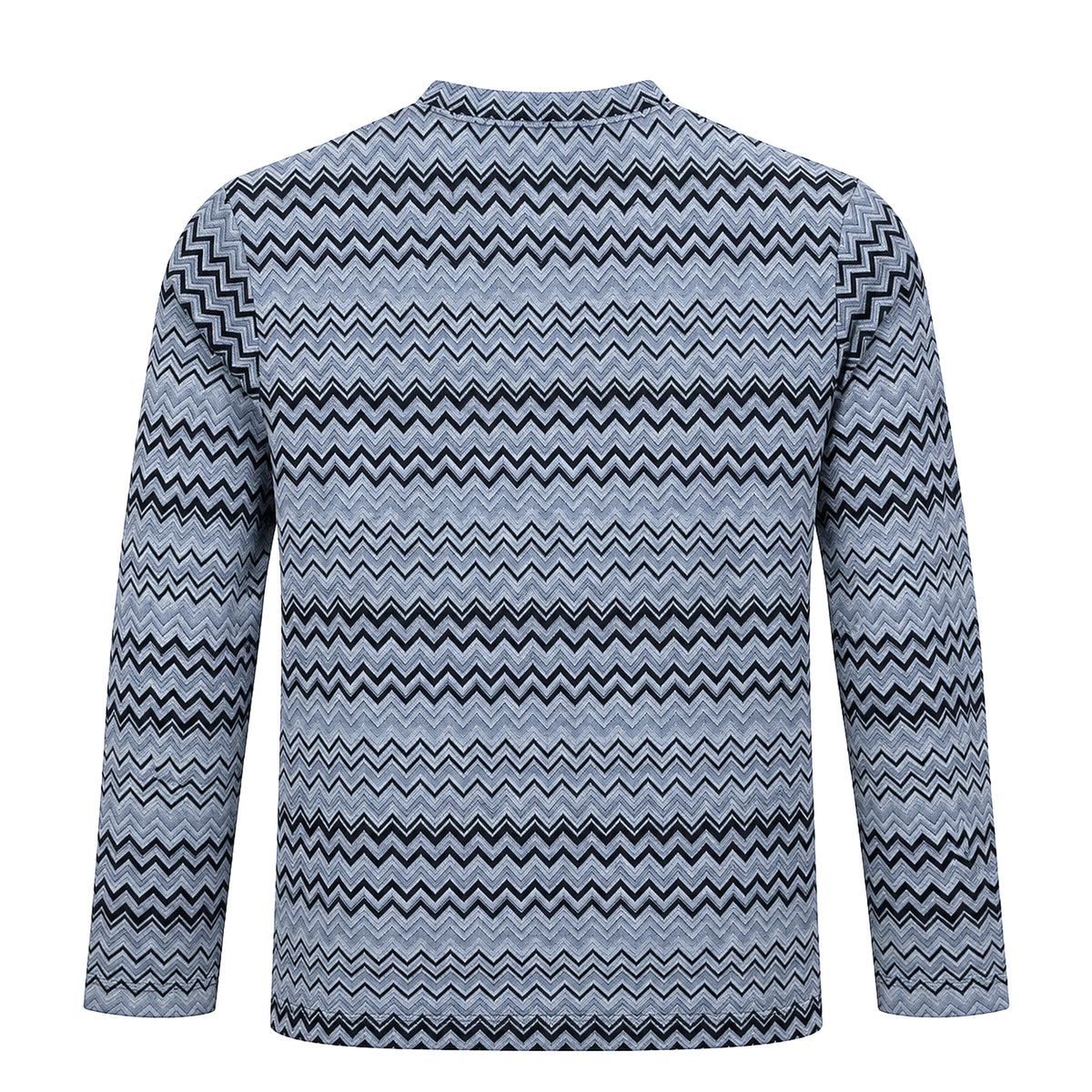 OBA Aura Wave Oversized Tee Long sleeves Ocean blue