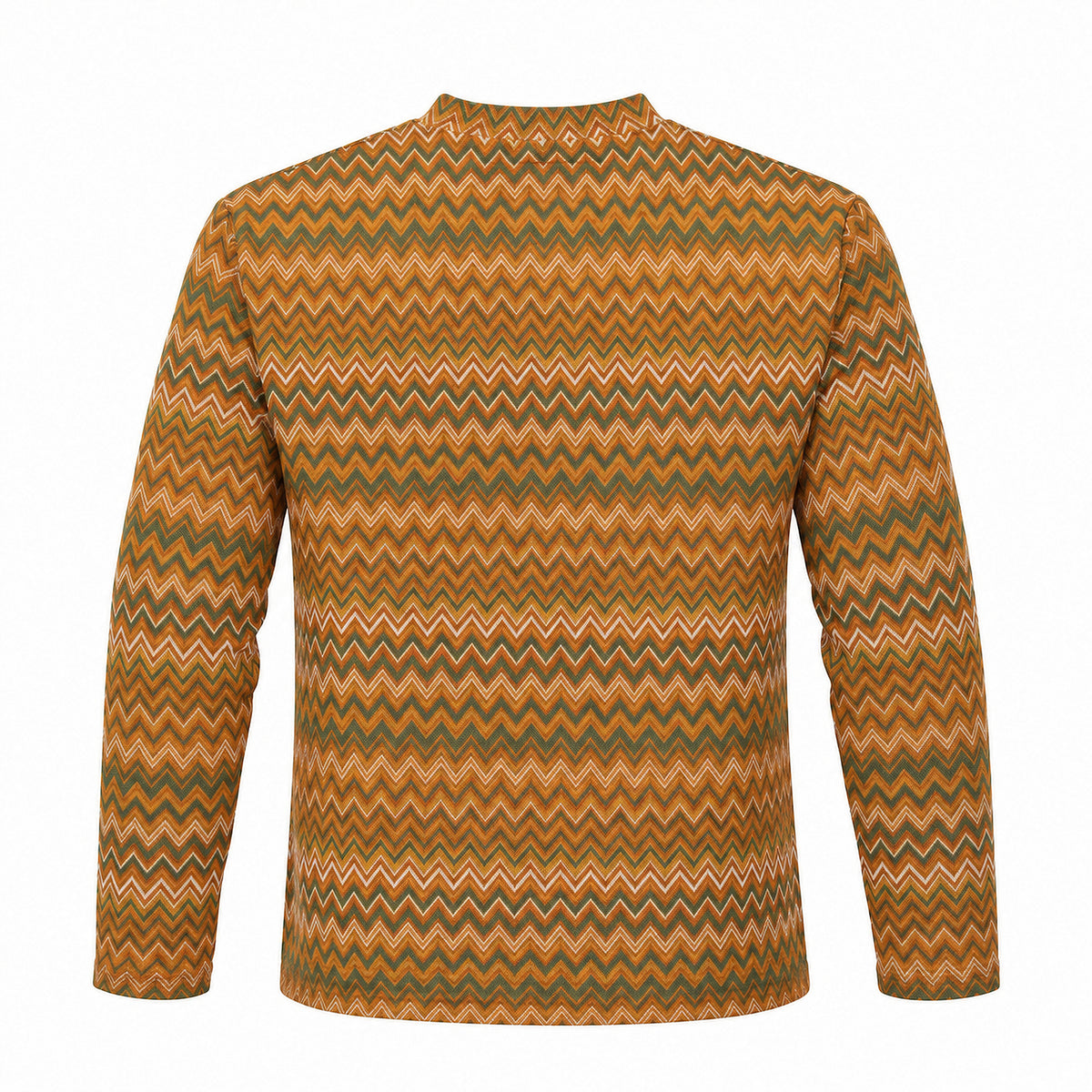 OBA Aura Wave Oversized Tee Long sleeves Terracotta Sunset