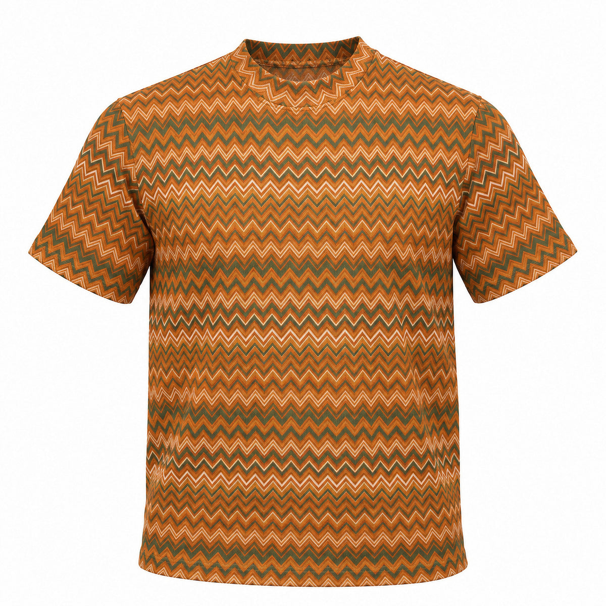 OBA Aura Wave Oversized Tee Terracotta Sunset