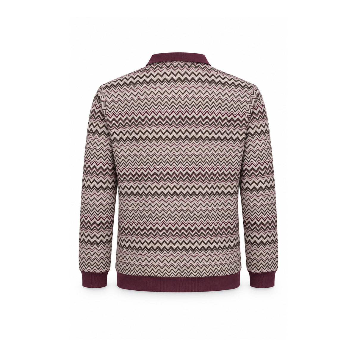 OBA Aura Wave Reversible Jacket Burgundy Mocha