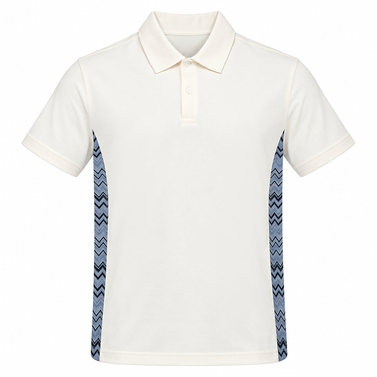 OBA Aura Wave Side Panel Polo Ocean blue