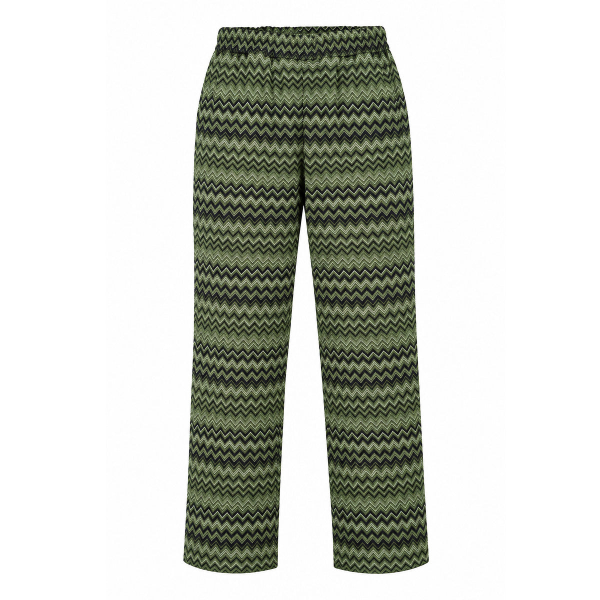 OBA Aura Wave Slim Pants Ivory Olive