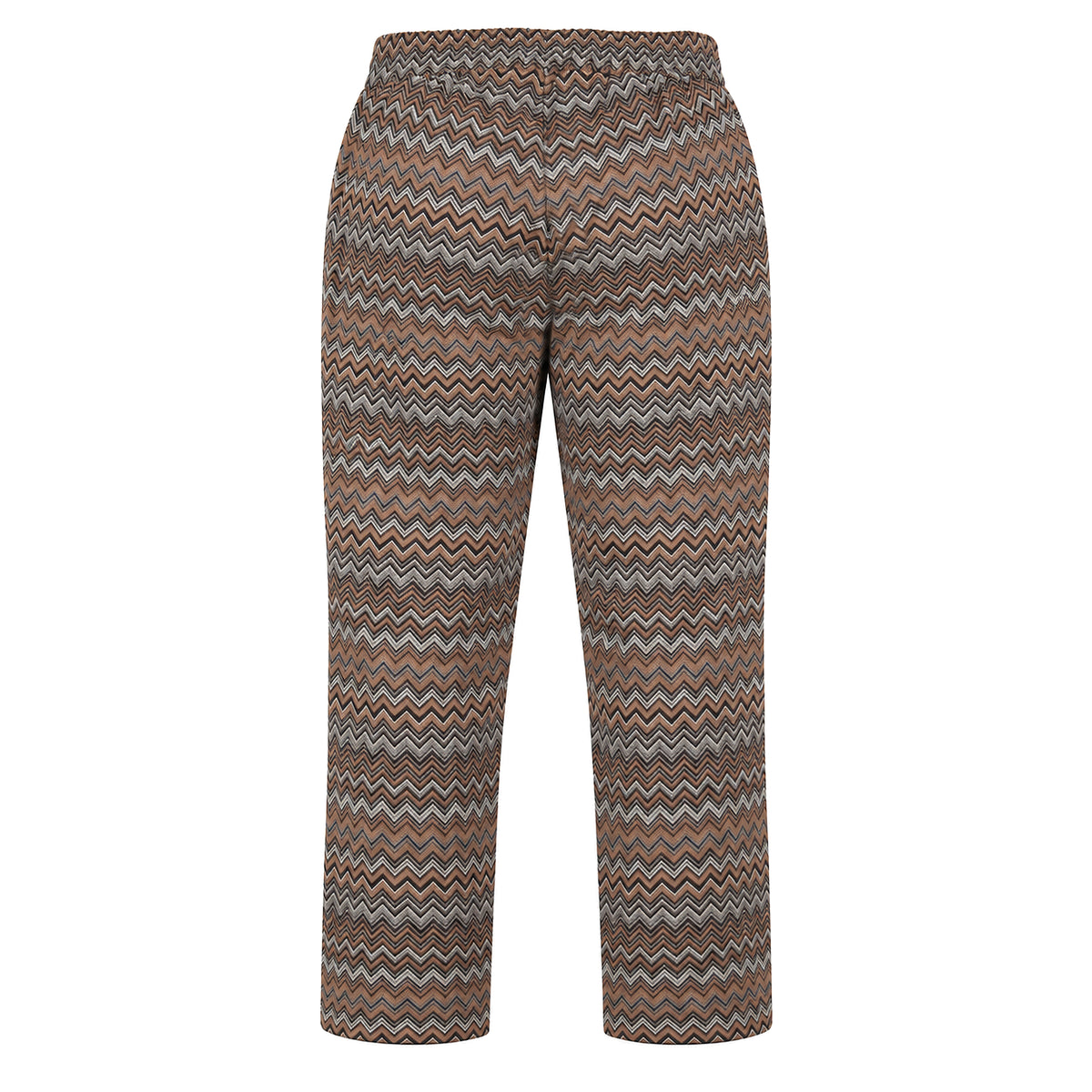 OBA Aura Wave Slim Pants Mocha Waves — achterzijde