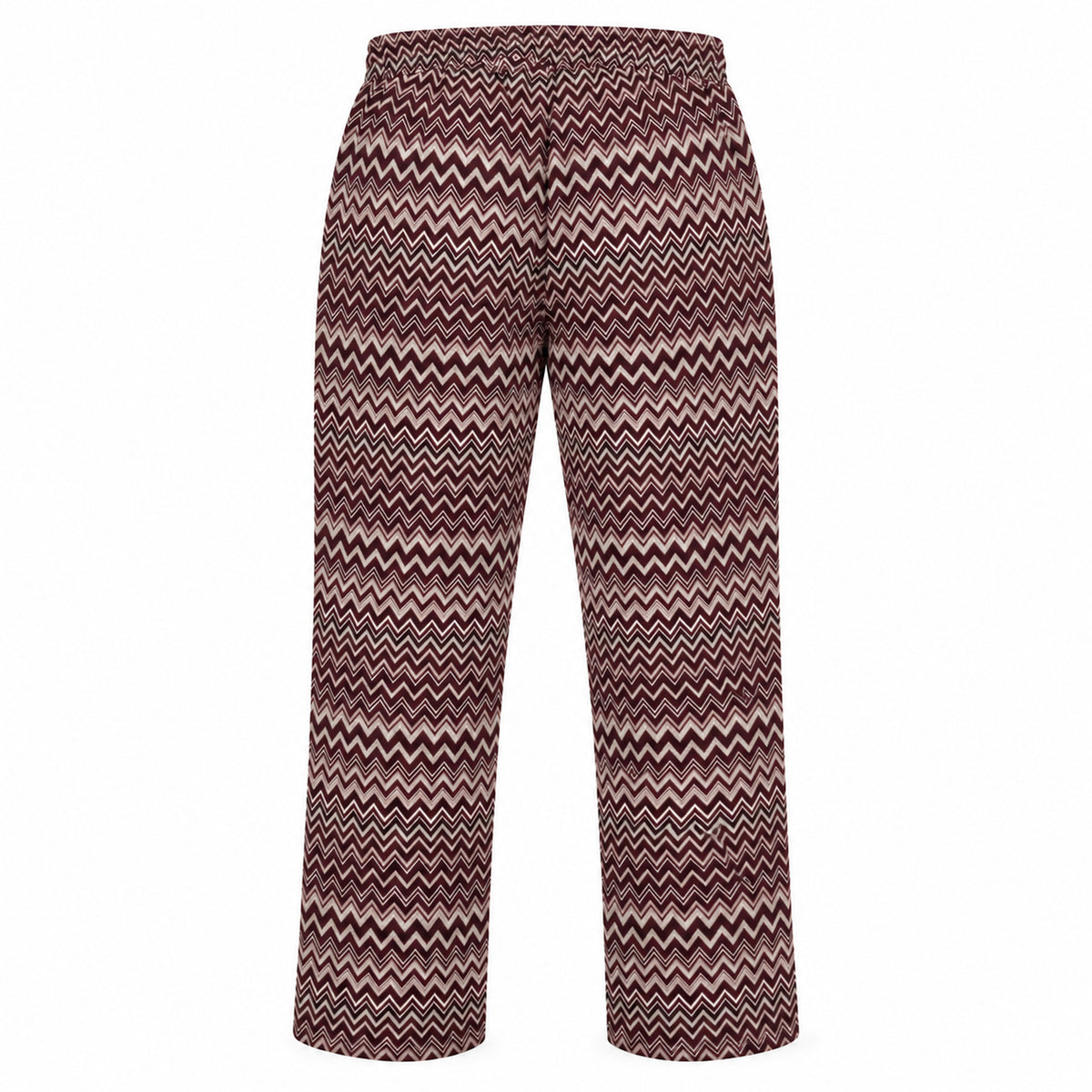 OBA Aura Wave Wide Pants Merlot Cream