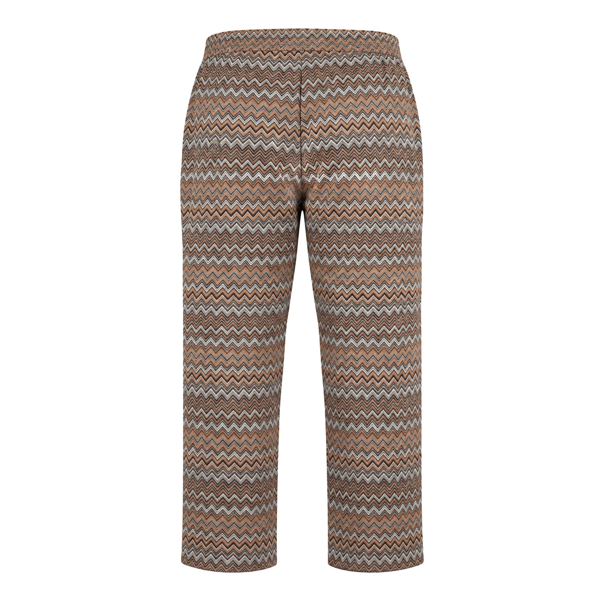 OBA Aura Wave Wide Pants Mocha Waves — achterzijde