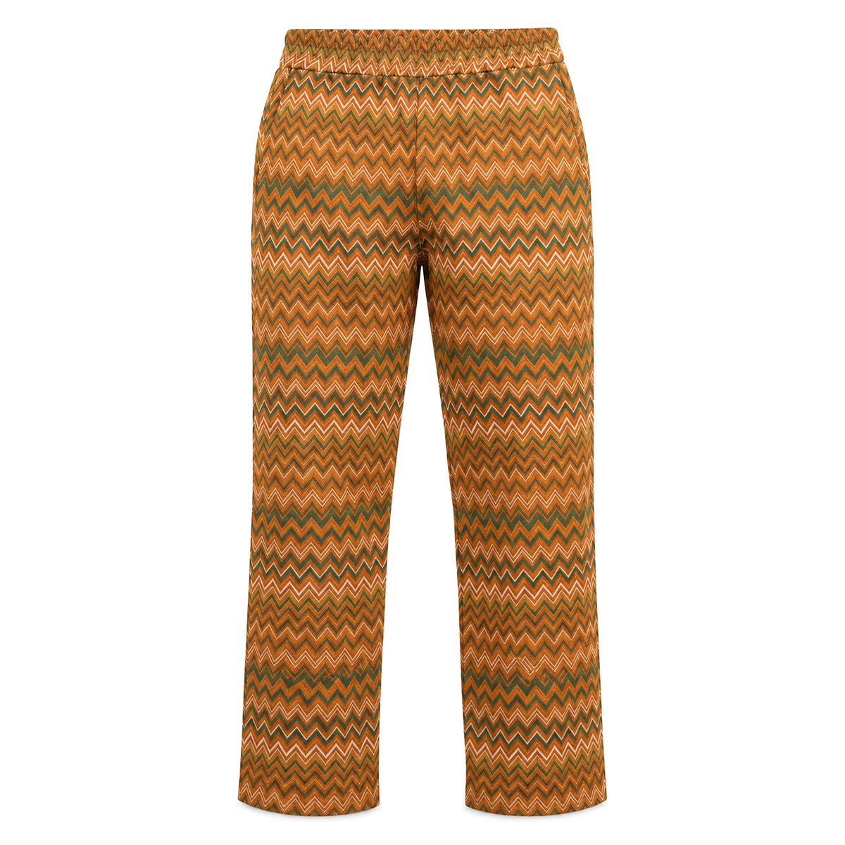 OBA Aura Wave Wide Pants Terracotta Sunset