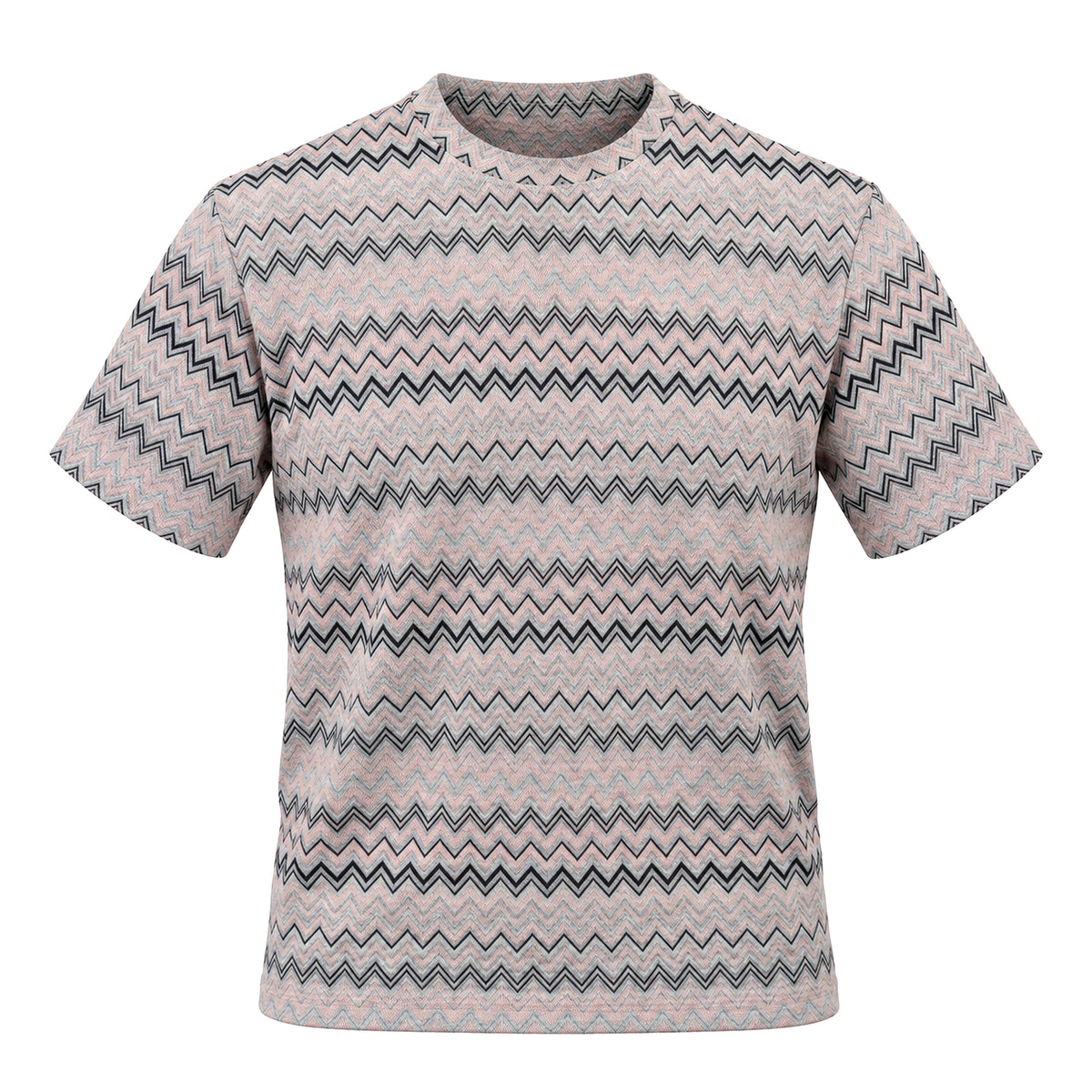 OBA Aura Wave Oversized Tee Ivory Mist