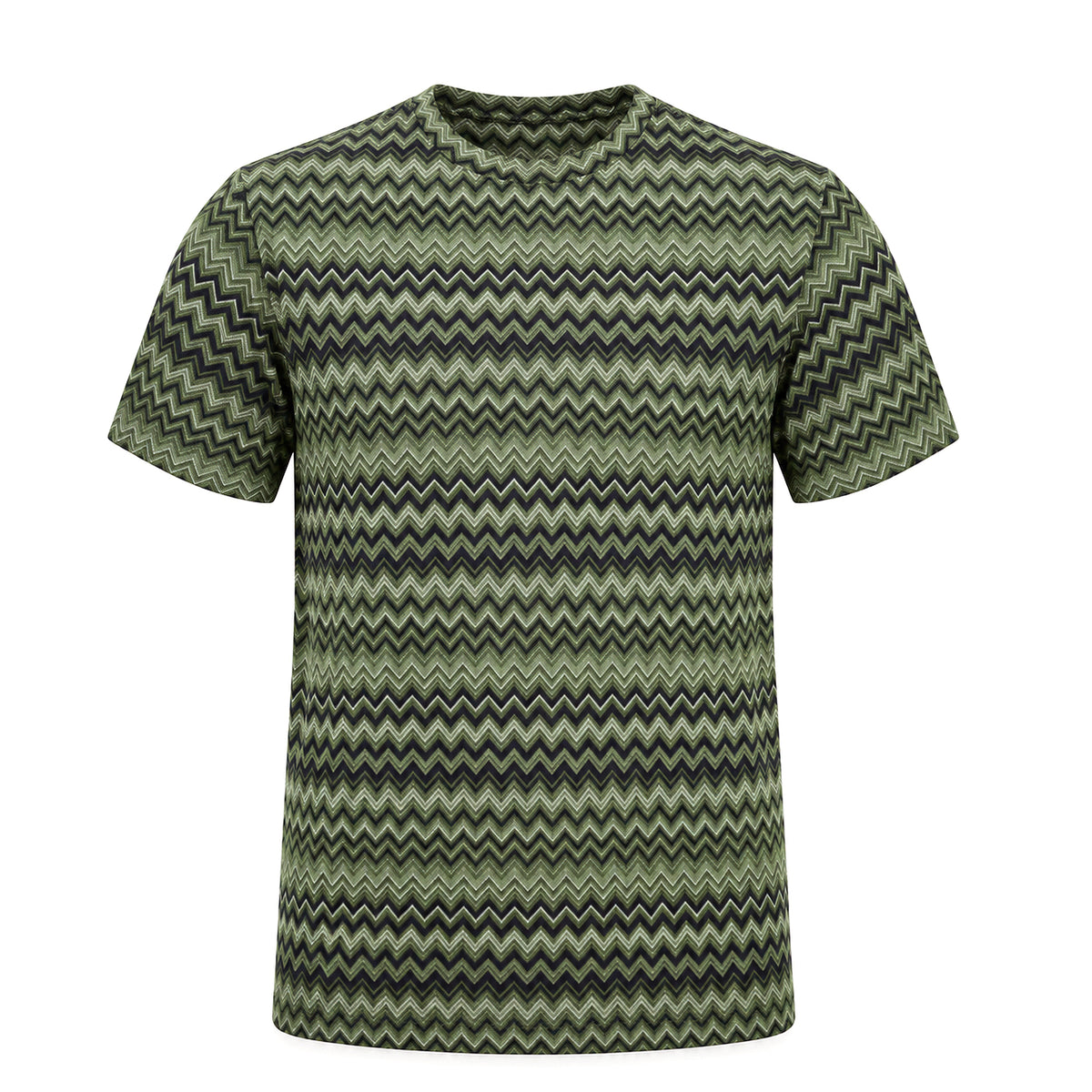 OBA Aura Wave Oversized Tee Ivory Olive