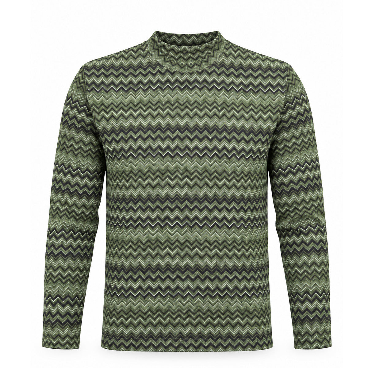 OBA Aura Wave Oversized Tee Long sleeves Ivory Olive