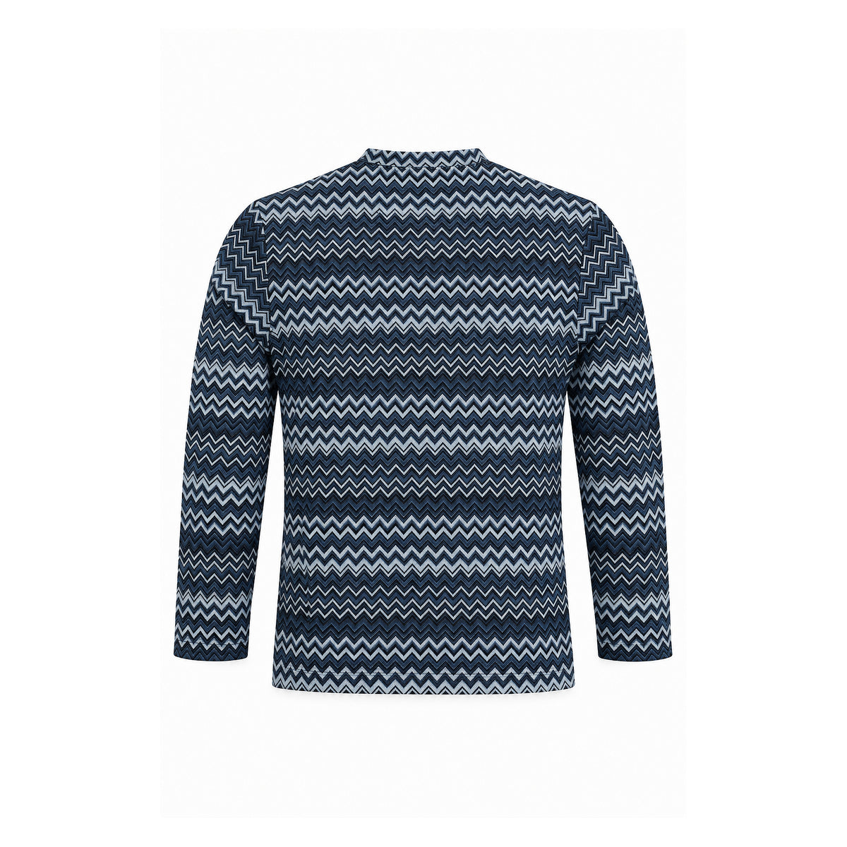 OBA Aura Wave Oversized Tee Long sleeves Midnight Ocean