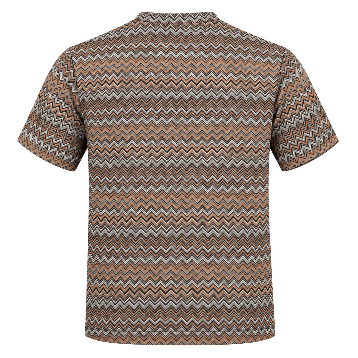 OBA Aura Wave Oversized Tee Mocha Waves — achterzijde