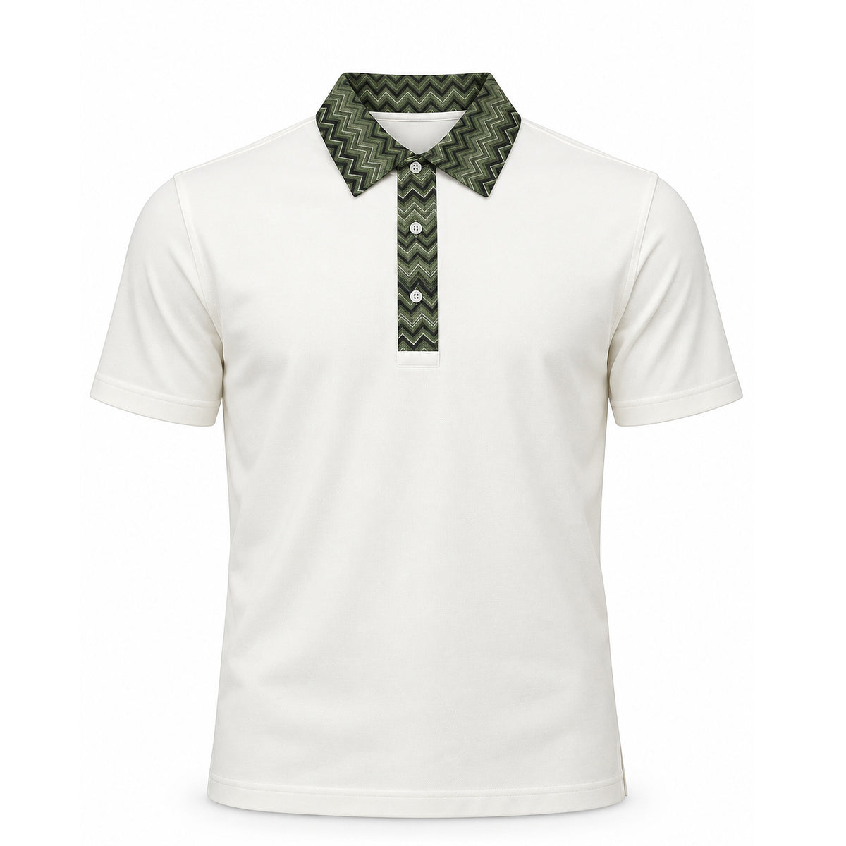 OBA Aura Wave Polo Ivory Olive