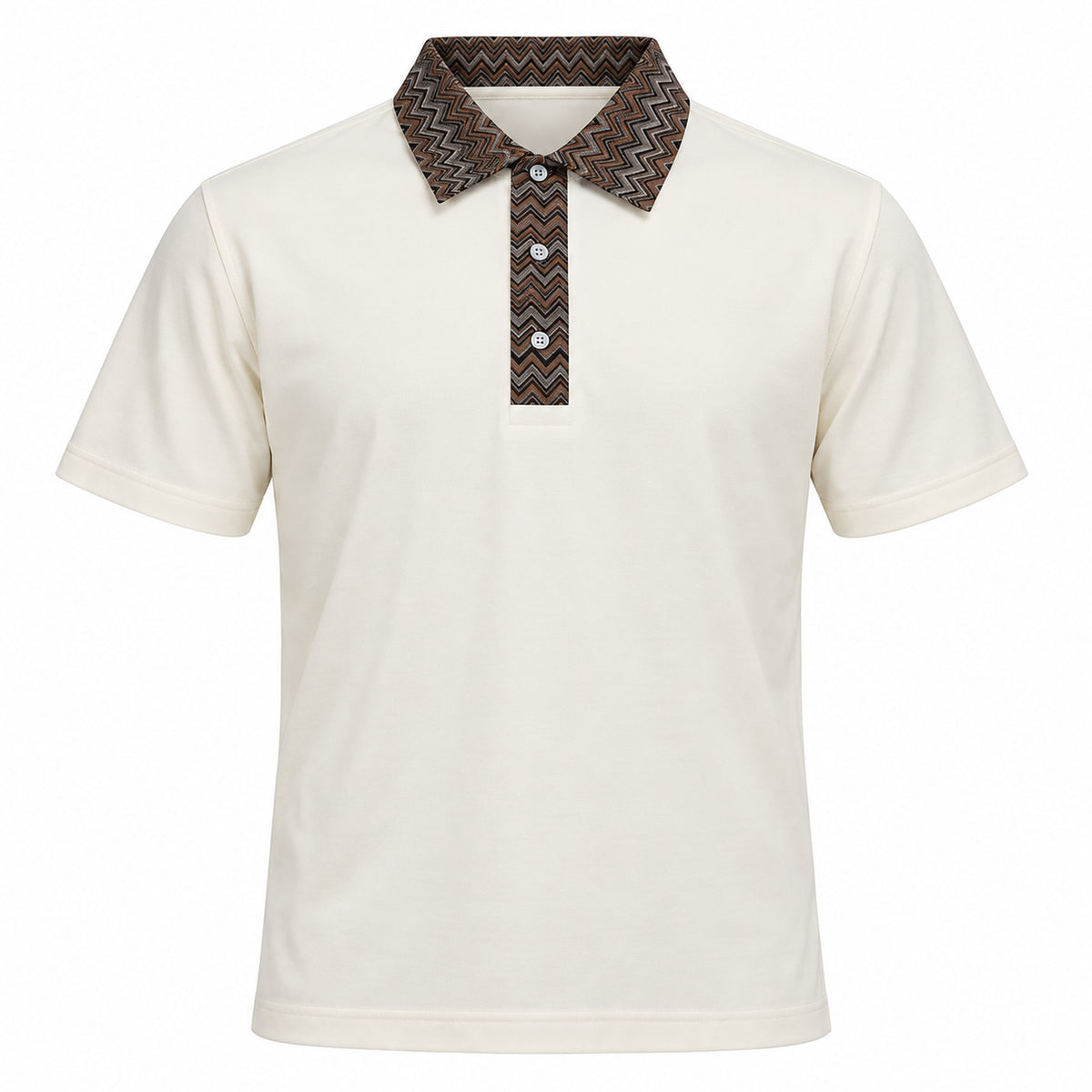 OBA Aura Wave Polo Mocha Waves — voorzijde
