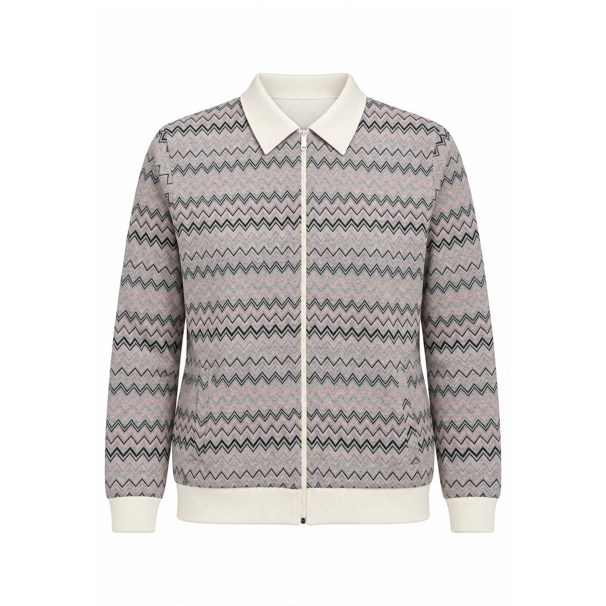 OBA Aura Wave Reversible Jacket Ivory Mist