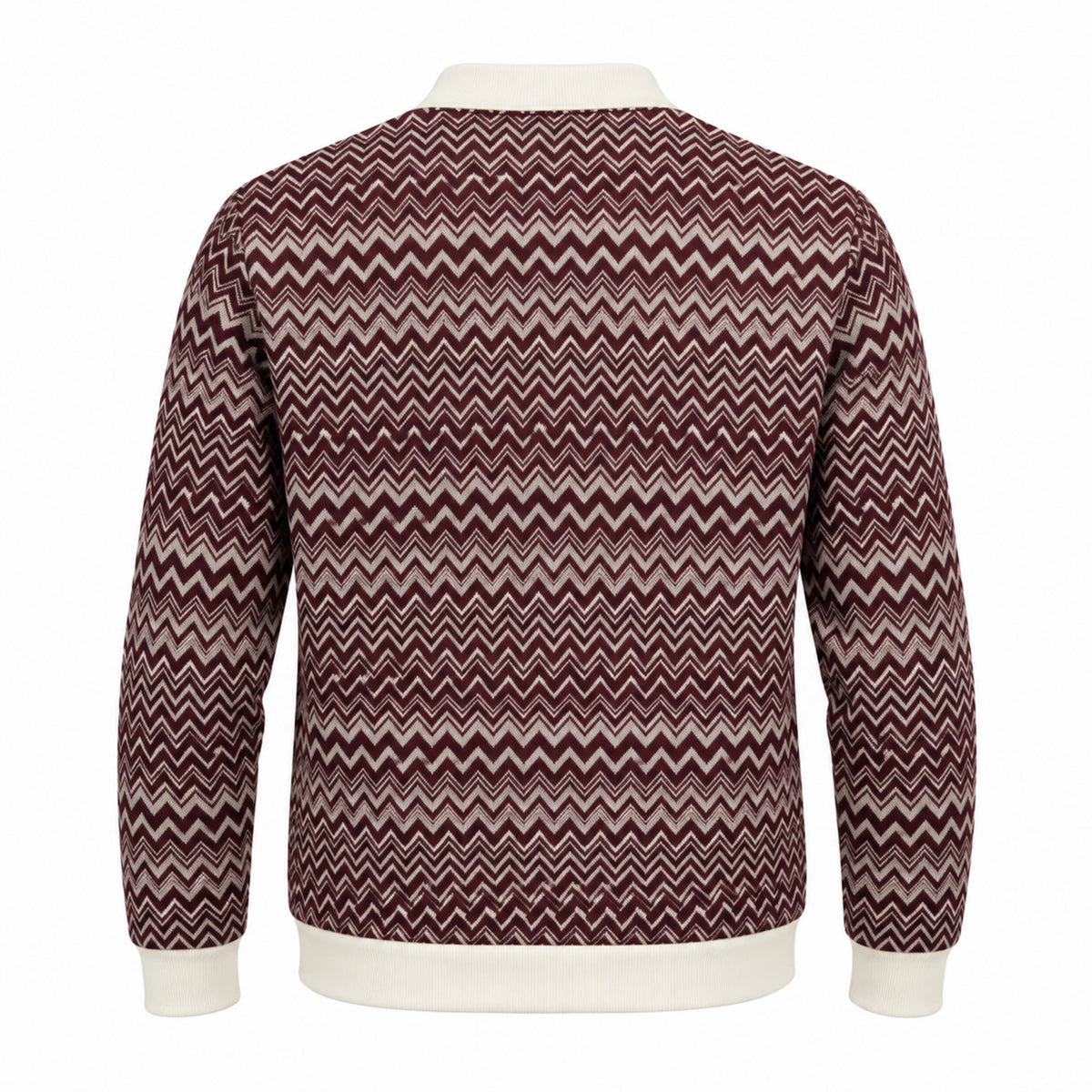 OBA Aura Wave Reversible Jacket Merlot Cream