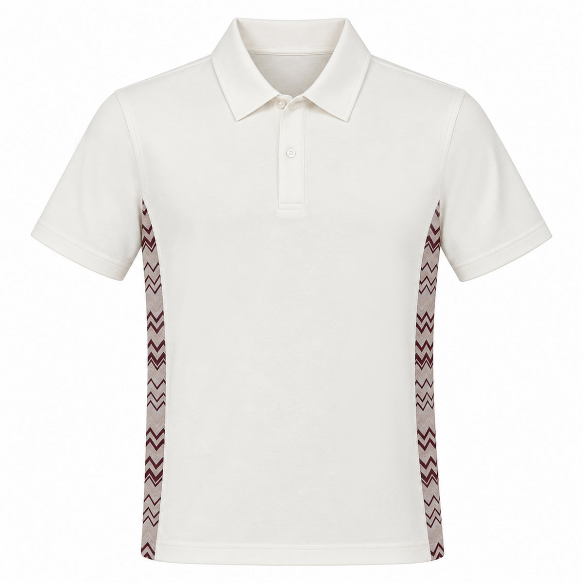 OBA Aura Wave Side Panel Polo Burgundy Sand