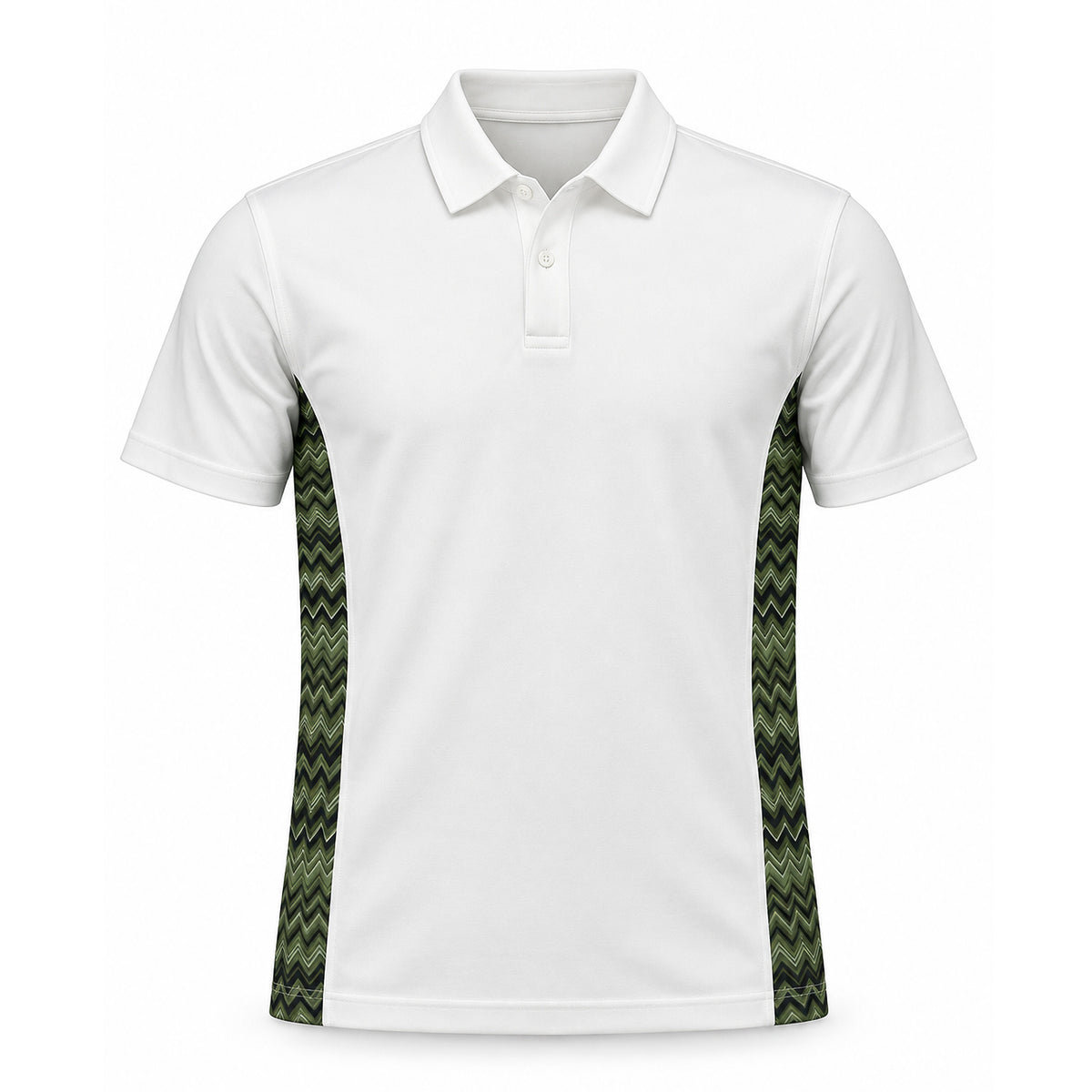 OBA Aura Wave Side Panel Polo Ivory Olive