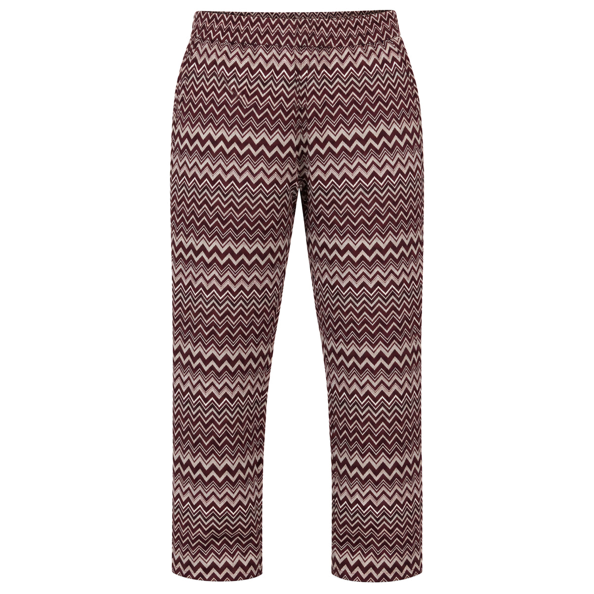 OBA Aura Wave Slim Pants Merlot Cream