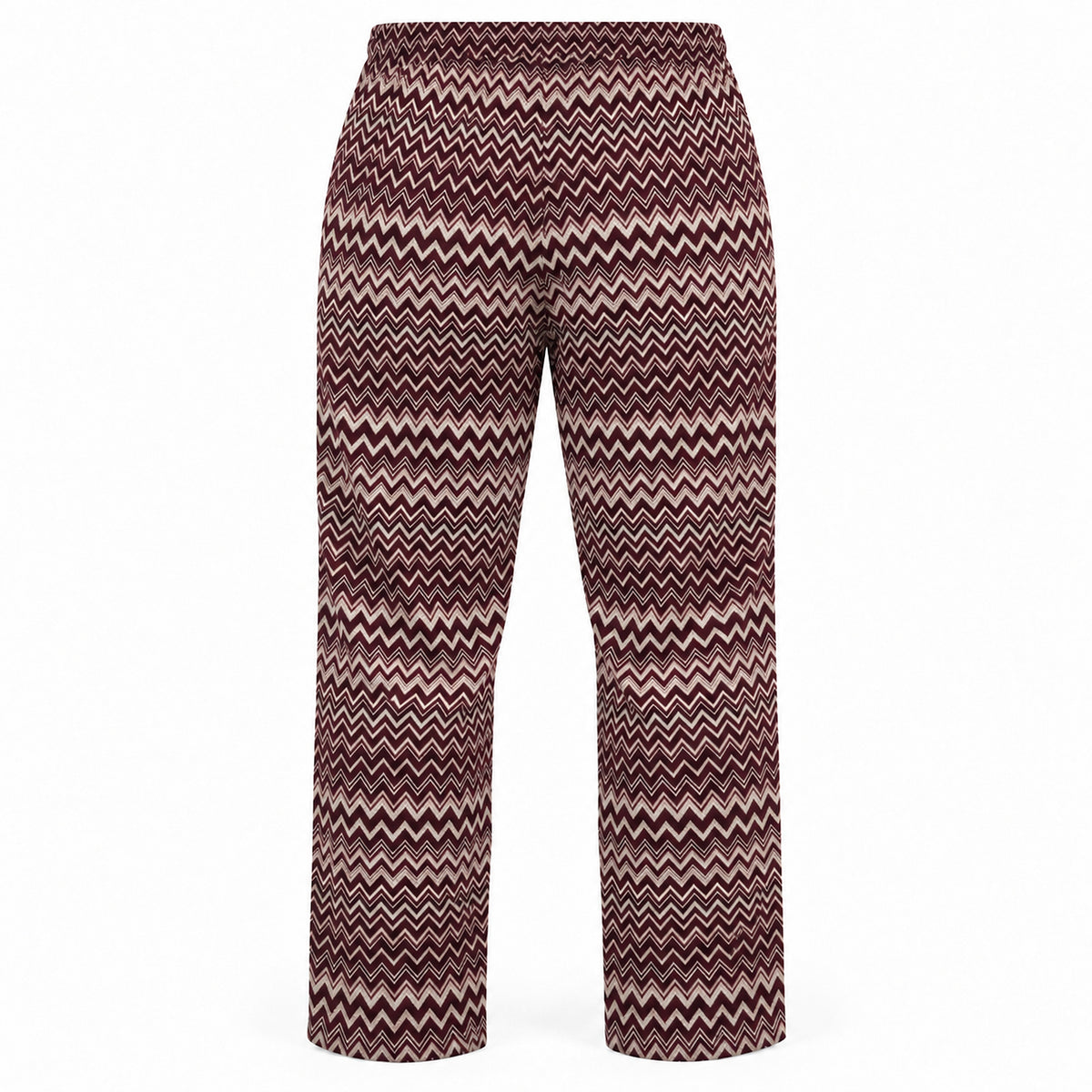OBA Aura Wave Wide Pants Merlot Cream